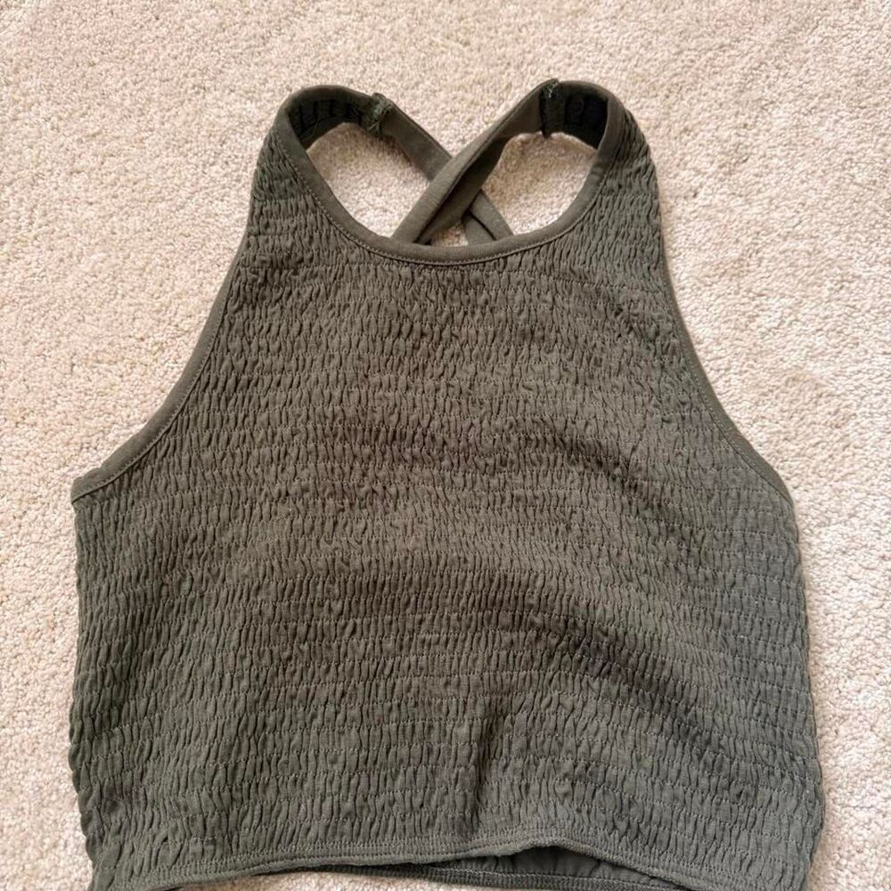 Discovery Women's Green and Khaki Bra